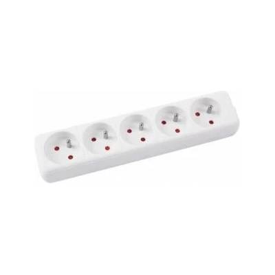 Office Products Preloader OFFICE PRODUCTS, 5 sockets, 5m, with grounding, white
