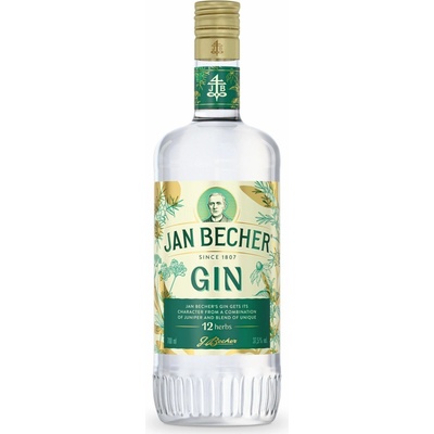 Jan Becher Gin 37.5% 0.7 L (čistá fľaša)