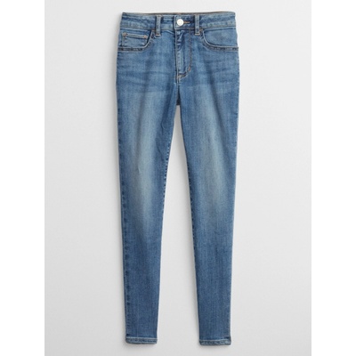 GAP detské džínsy high rise jeggings modrá