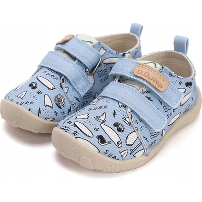 DDstep Chlapčenské Barefoot ové papuče modré