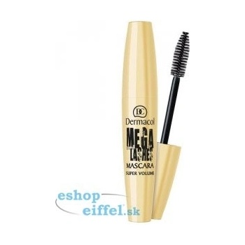 Dermacol Mega Lashes Super Volume riasenka Black 13 ml
