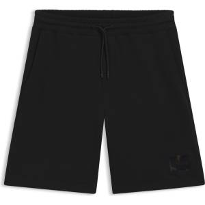 Hugo Къси панталони Hugo HUGO Cotton-terry Shorts with Tortoiseshell Logo - Black 001