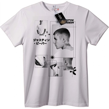 NOONEBRAND JUSTIN BIEBER Тениска GHOST 1994 градски силует - 6XL, White