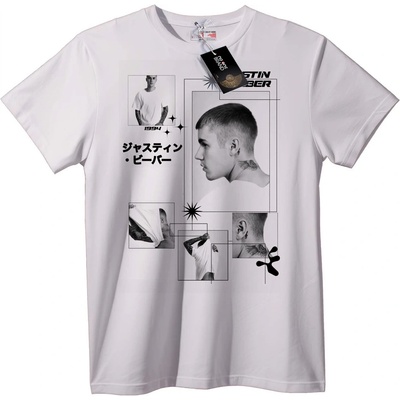 NOONEBRAND JUSTIN BIEBER Тениска GHOST 1994 градски силует - 6XL, White