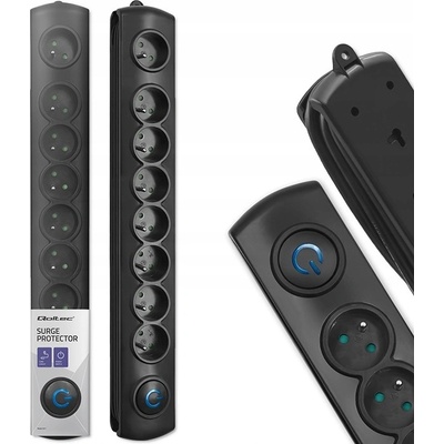 Qoltec 8 zásuvek 3.0m (50114) – Zbozi.Blesk.cz