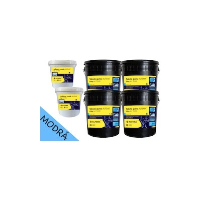 SET 4x Tekutá guma ALFEMA TG500 modrá 20 kg + 2x Adhézny mostík 5kg ALF PR50 (90kg) (SET 90kg DOPRAVA ZDARMA! NOVÉ BALENIE, PÔVODNÁ RECEPTÚRA!)