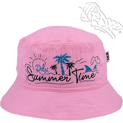 RDX Dívčí letní klobouk Summer Time Růžový