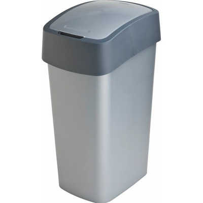 Curver® Kôš na odpad PACIFIC FLIP BIN 45 L, antracit/šedý