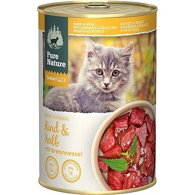 Pure Nature Cat Junior Hovädzie a Teľacie 400 g
