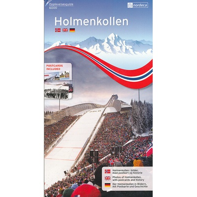 mapa Holmenkollen s průvodcem