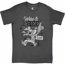 Tričko Tom & Jerry Wild & Free Charcoal Grey Šedá