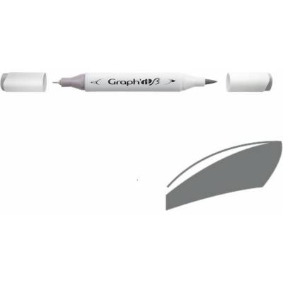 Lihová fixa GRAPH'IT oboustranná Brush & Fine, Neutral Grey 5