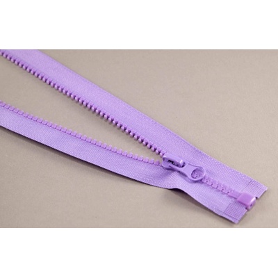 Deliteľný kostený zips - dĺžka (30 - 95 cm) - rôzne farby 50 cm Svetlá fialová_CEZ