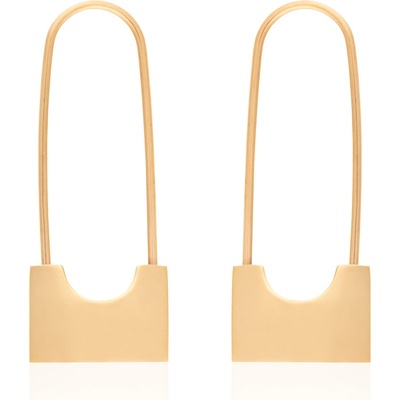 Franco Bene Zámkové náušnice pozlacené 5922