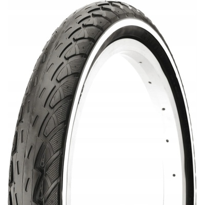 DELI 24x1.75 (47-507) SA-206 Čierny s bielym pásom, mestský bicykel