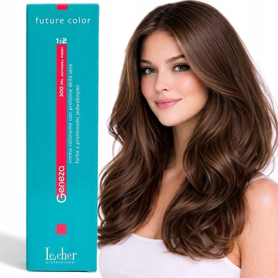 Lecher Future Color Geneza barva na vlasy světle hnědá 300 ml