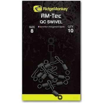 RidgeMonkey Rýchlovýmenný Obratlík Quick Change Swivel veľ.8