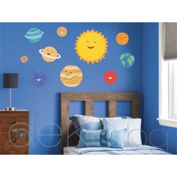 Image 1 of Слънце и планети - комплект стикери за декорация (1526)