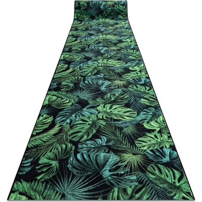 Nej-koberce Monstera Listy zelený metráž 100 cm