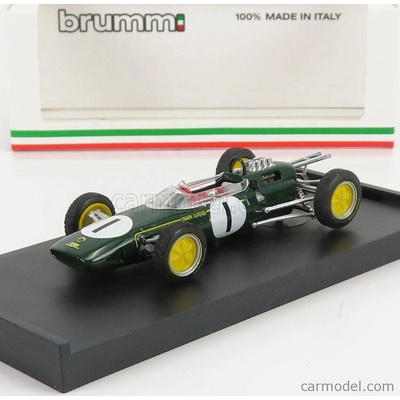 Brumm Lotus F1 25 N 1 Winner Belgium Gp Jim Clark 1963 World Champion Zelená 1:43