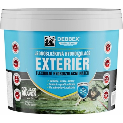 Den Braven Hydroizolačná hmota, 5 kg CH0292