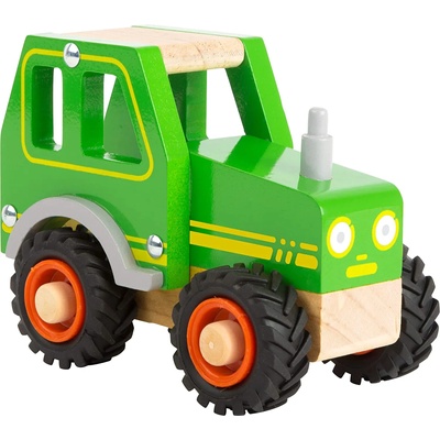 Legler Дървена играчка Small Foot - Трактор, зелен (11078)