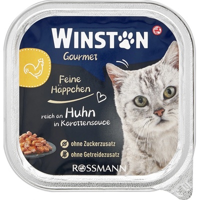Winston Cat drůbeží v mrkvové omáčce 100 g – Hledejceny.cz