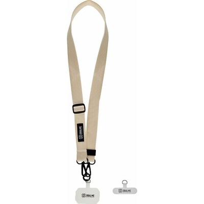 OBAL:ME NeckTag Ribbon Popruh na Telefon Ivory