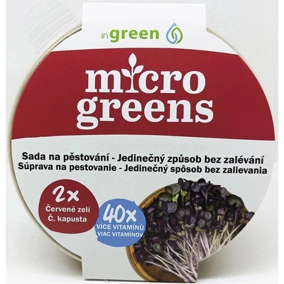 inGreen Pestovateľský set bez zalievania - Červená kapusta