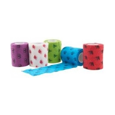 Krusse Obinadlo elast. Fun-Flex 7,5 cm x 4,5 m,Christmas mix 10 ks