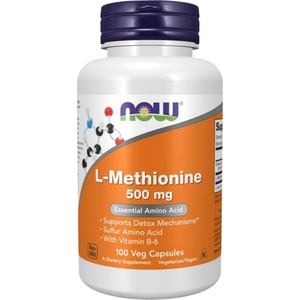 NOW L-Methionine [100 капсули]