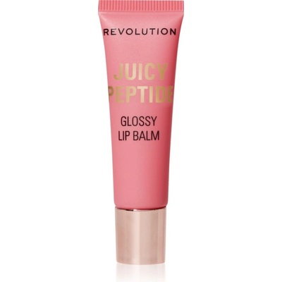 Revolution Beauty Juicy Peptide Lip Balm балсам за устни с пептиди цвят Shimmer Mai Tai Pink 8ml