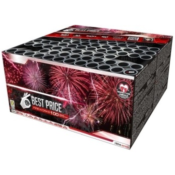 Kompaktní ohňostroj Best price multi shape 100 ran 20 mm