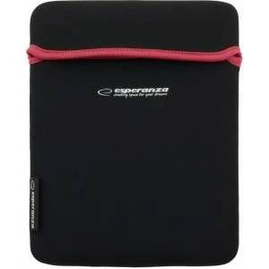 Esperanza neoprene bag for tablet 9.7 et172r black/red