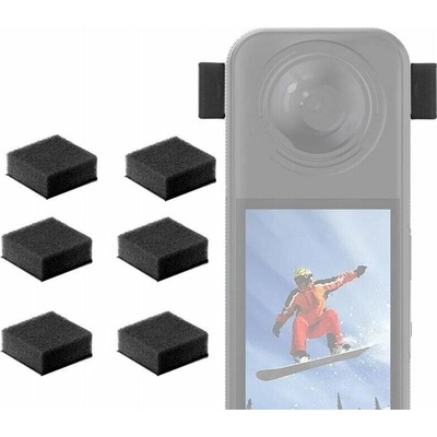 Puluz 6x větruodolný pěnový kryt na čelní sklo pro Insta360 X5 / X 5 / X4 / X3 / Pu775b