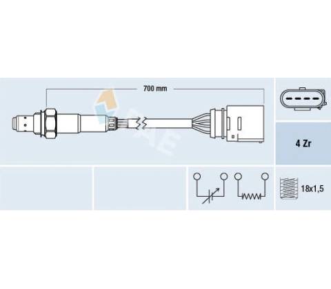 Lambda sonda FAE 77205