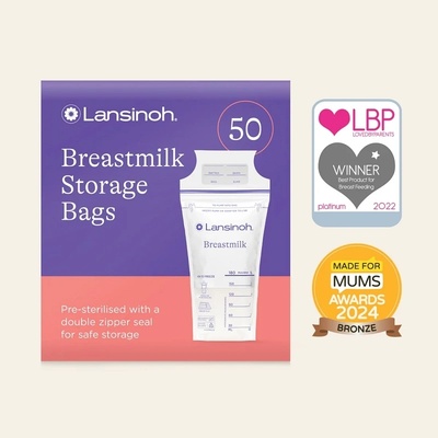Lansinoh Пликчета за съхранение на кърма Lansinoh, 50 броя (L-1011)