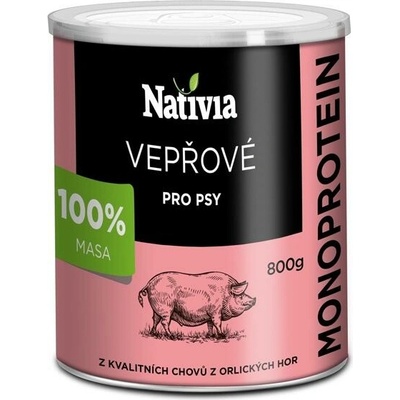 Nativia Adult Bravčová svalovina 800 g