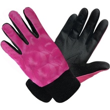 Surprize Polar Stretch Winter Womens Golf Glove pár růžové s peříčky S