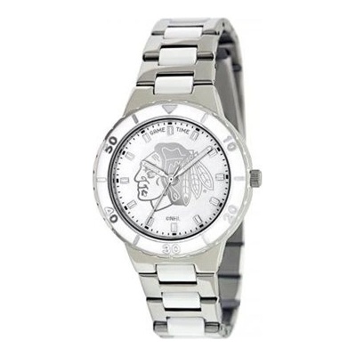 Gametime Chicago Blackhawks Pearl Stainless Steel