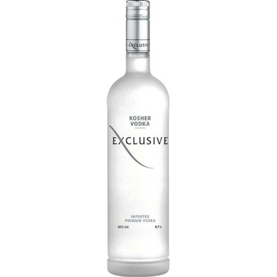 Exclusive Kosher Vodka 40% 0,7 l (čistá fľaša)