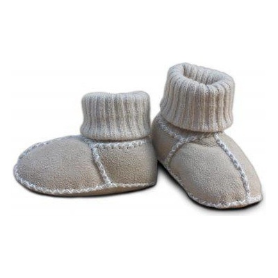 Eisbärchen kožušinové capáčky s nápletom sand
