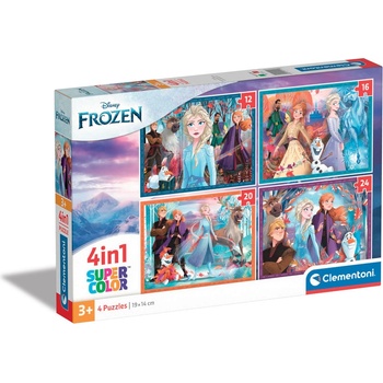 Clementoni 4 в 1 Пъзел Frozen
