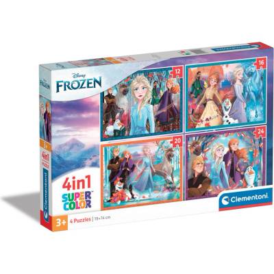 Clementoni 4 в 1 Пъзел Frozen