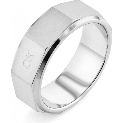 Calvin Klein Oceľový prsteň pre mužov Latch 35000316