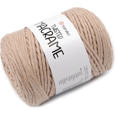Pletací příze Twisted Macrame 500 g rozčesávací Varianta: 26 (768/923) béžová, Balení: 1 ks 47052/107205/262218