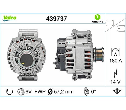 Alternátor VALEO 439737