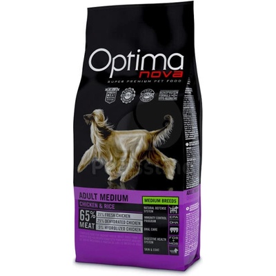 Optimanova Adult Medium Chicken & Rice 12 kg