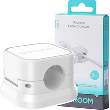 Joyroom JR-ZS368 Magnetický organizér káblov 3 ks biely