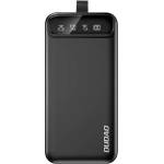 Dudao Външна батерия/power bank/ Dudao K8SPlus, 30 000mAh, черна, LED светлина, бързо зареждане, 2xUSB-A, 1xUSB-C, LED дисплей